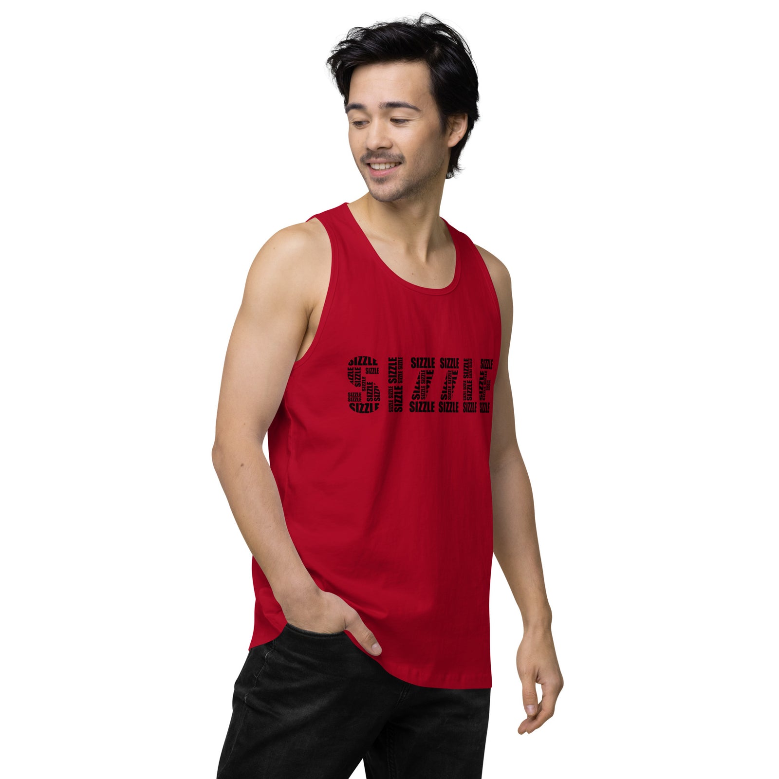 Men's premium tank top – Sizzleapparel