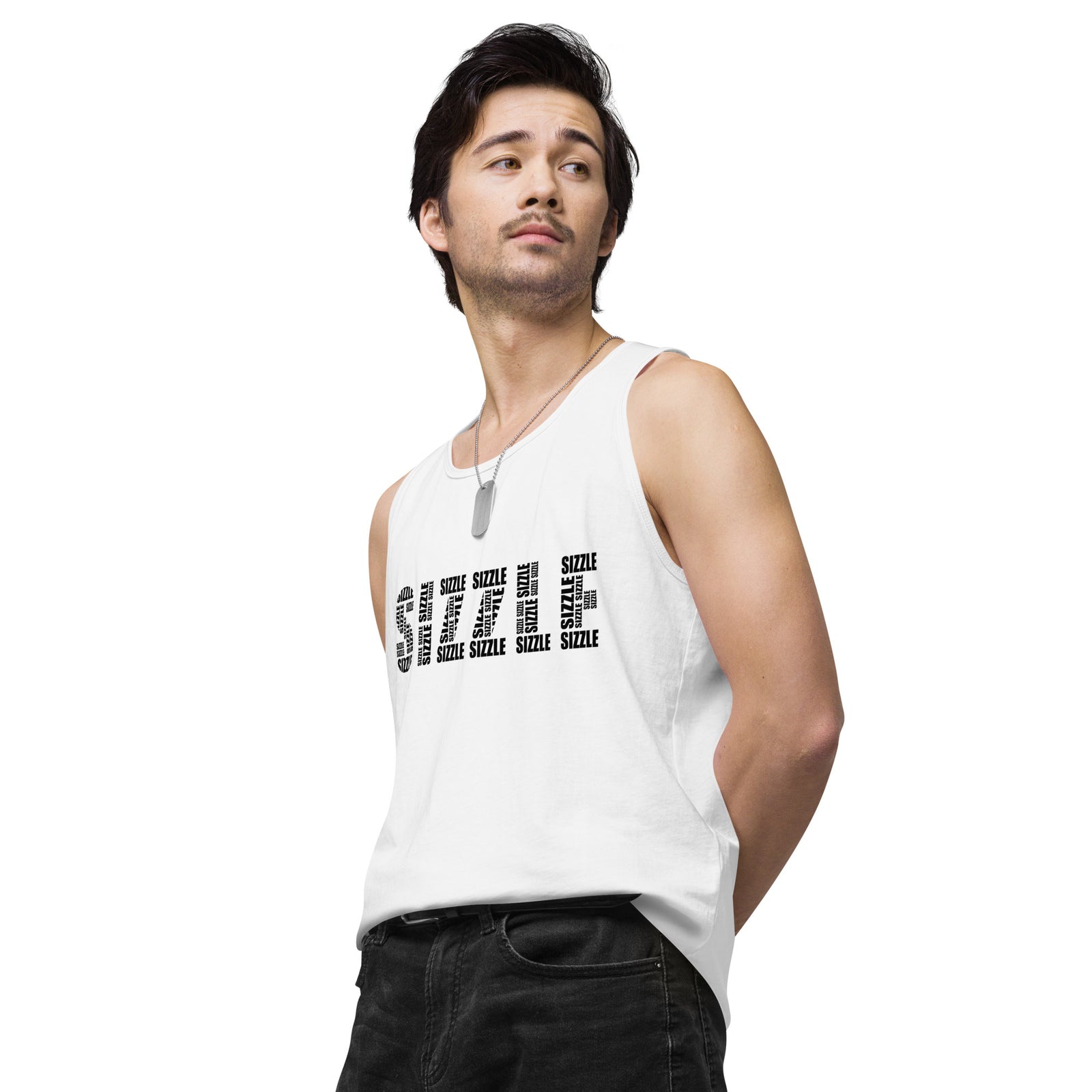 Men's premium tank top – Sizzleapparel